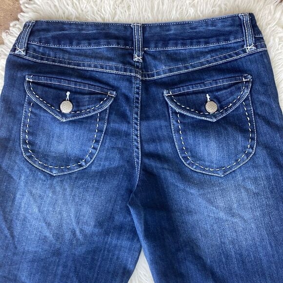 INC Denim Thick Stitch Bermuda Shorts Size 6 - Picture 11 of 12